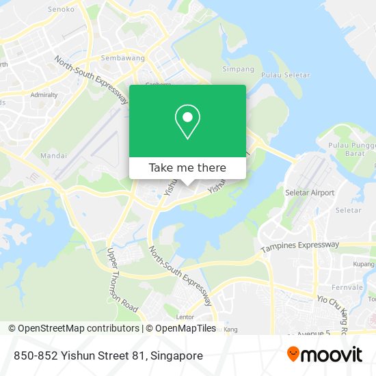 850-852 Yishun Street 81 map