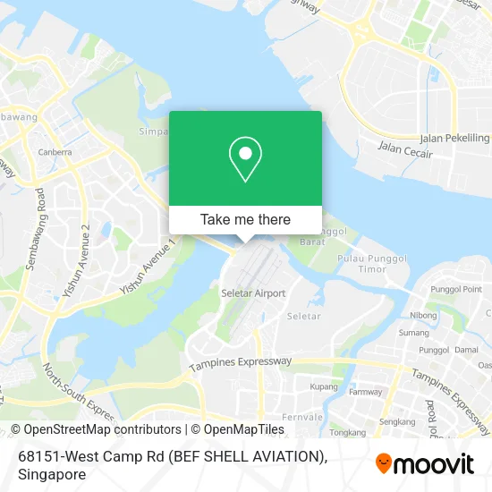68151-West Camp Rd (BEF SHELL AVIATION)地图