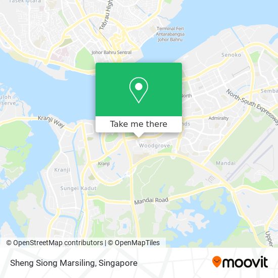 Sheng Siong Marsiling map