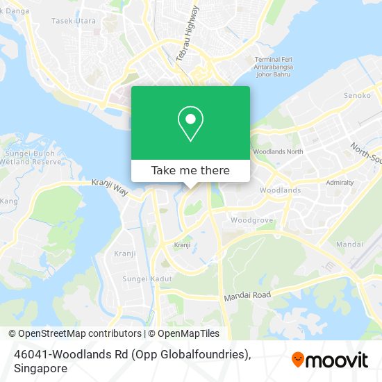 46041-Woodlands Rd (Opp Globalfoundries) map