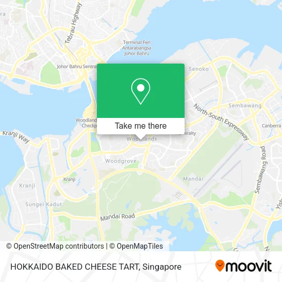 HOKKAIDO BAKED CHEESE TART map