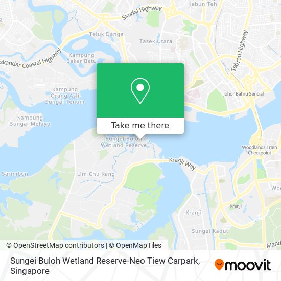 Sungei Buloh Wetland Reserve-Neo Tiew Carpark map