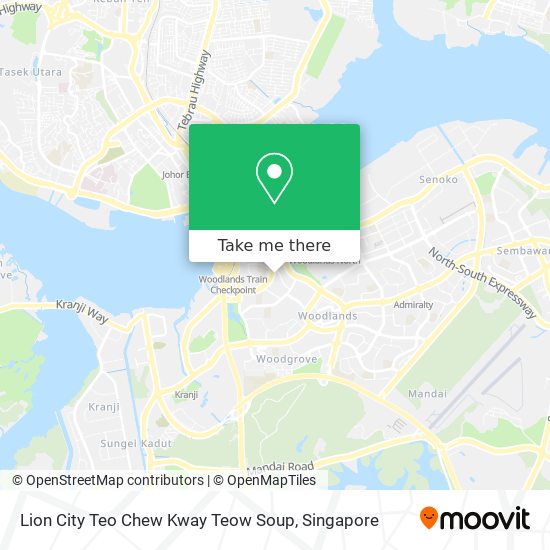 Lion City Teo Chew Kway Teow Soup map