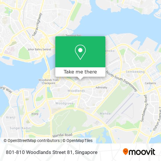 801-810 Woodlands Street 81地图