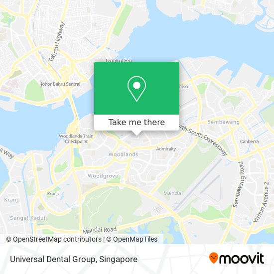 Universal Dental Group map