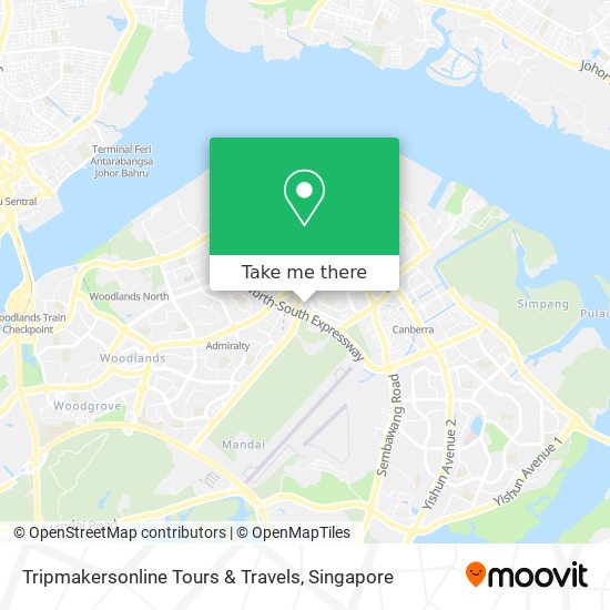 Tripmakersonline Tours & Travels map