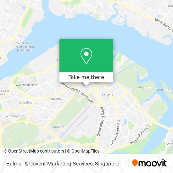 Balmer & Covent Marketing Services map