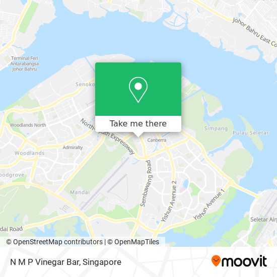 N M P Vinegar Bar map