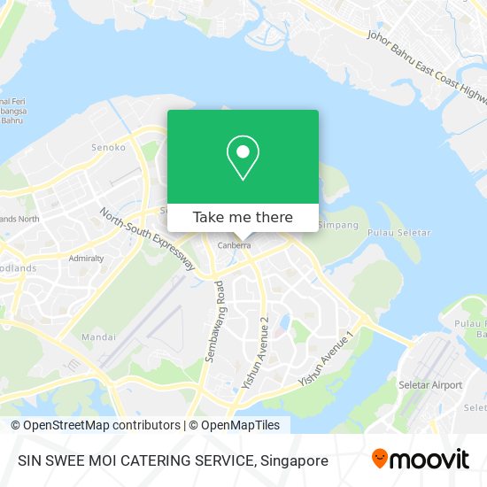 SIN SWEE MOI CATERING SERVICE map