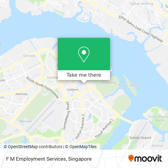 F M Employment Services map