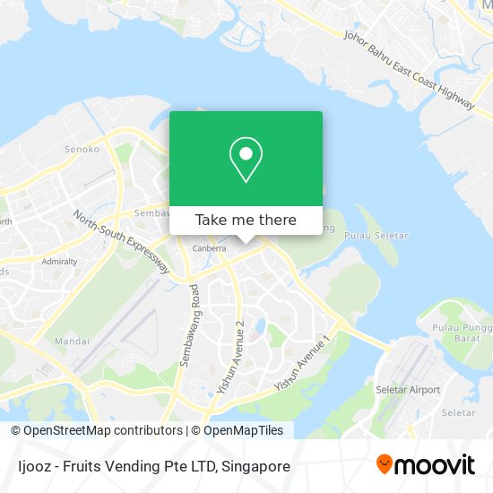 Ijooz - Fruits Vending Pte LTD map