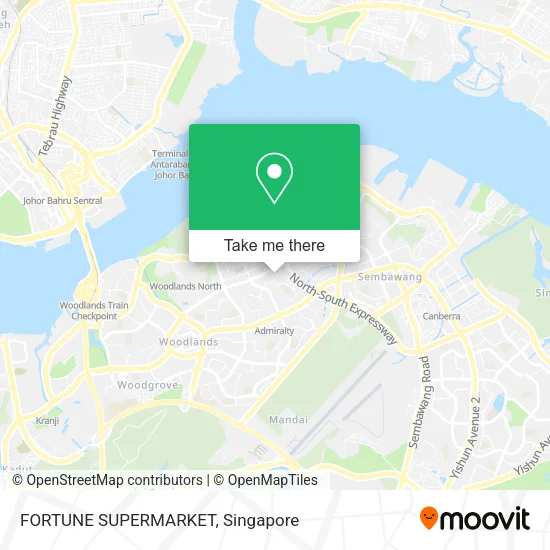 FORTUNE SUPERMARKET map