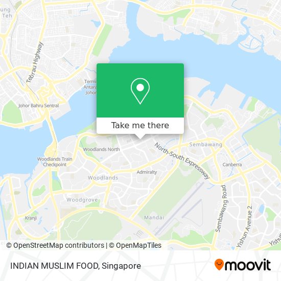 INDIAN MUSLIM FOOD map