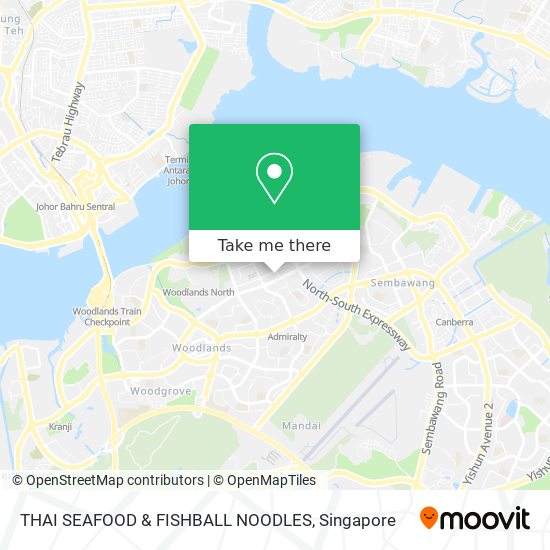 THAI SEAFOOD & FISHBALL NOODLES map