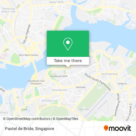 Pastel de Bride map