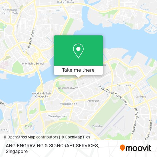 ANG ENGRAVING & SIGNCRAFT SERVICES map