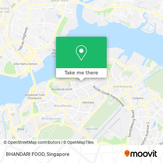 BHANDARI FOOD map