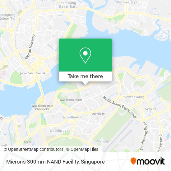 Micron's 300mm NAND Facility map