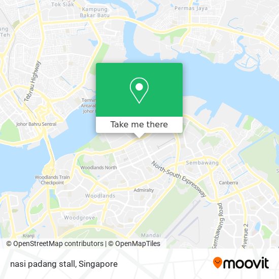 nasi padang stall map