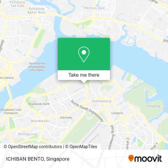 ICHIBAN BENTO map