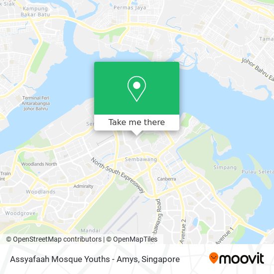 Assyafaah Mosque Youths - Amys map