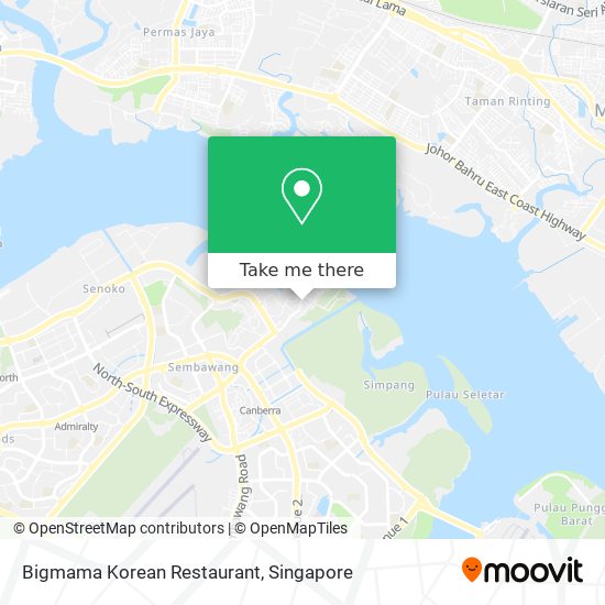 Bigmama Korean Restaurant map