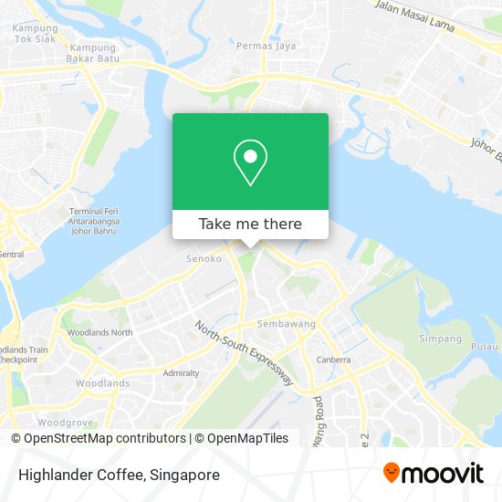 Highlander Coffee map