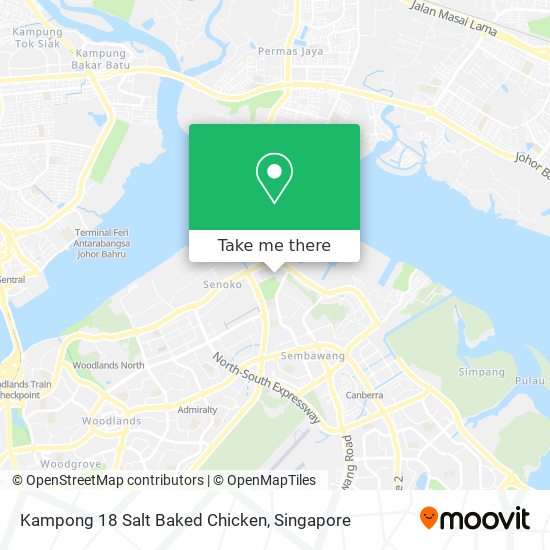 Kampong 18 Salt Baked Chicken map