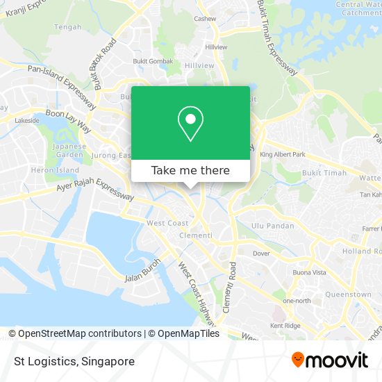 St Logistics map