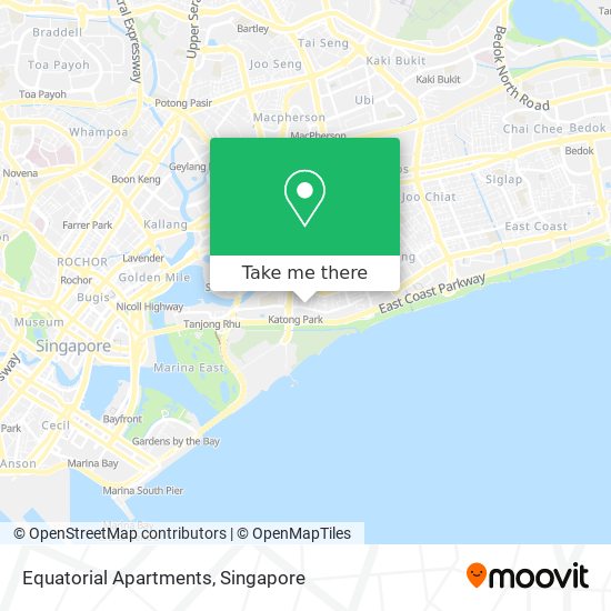 Equatorial Apartments map