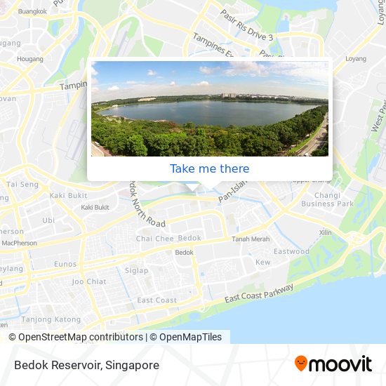 Bedok Reservoir地图