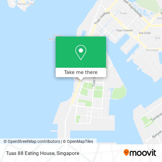 Tuas 88 Eating House map