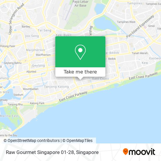 Raw Gourmet Singapore 01-28 map