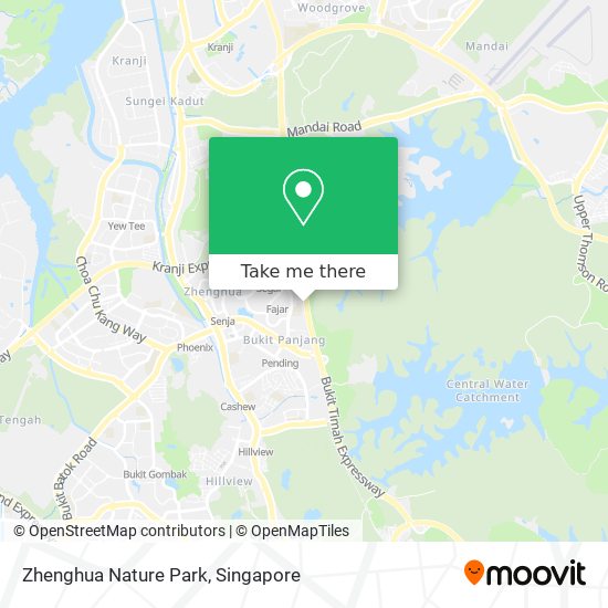 Zhenghua Nature Park map