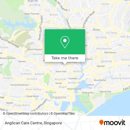 Anglican Care Centre map