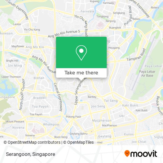 Serangoon map