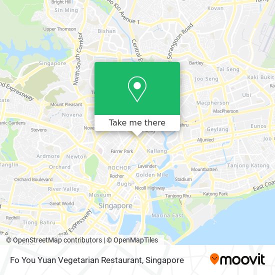 Fo You Yuan Vegetarian Restaurant map