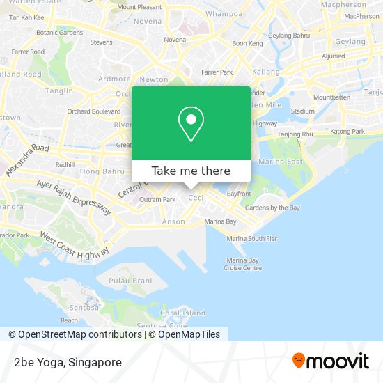 2be Yoga map