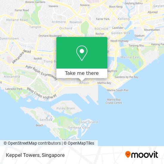 Keppel Towers map