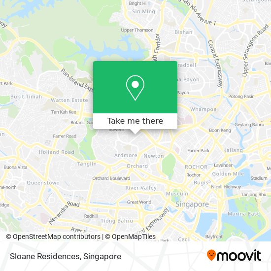 Sloane Residences map