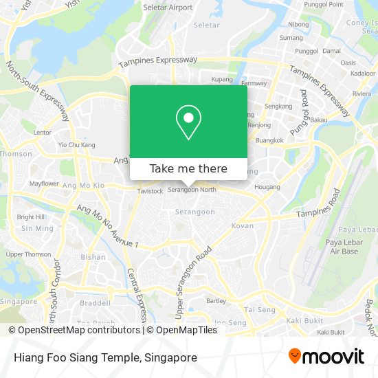 Hiang Foo Siang Temple map