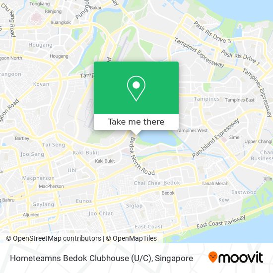 Hometeamns Bedok Clubhouse (U / C)地图