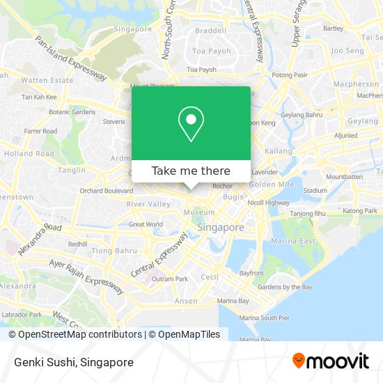 Genki Sushi map