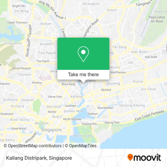 Kallang Distripark map