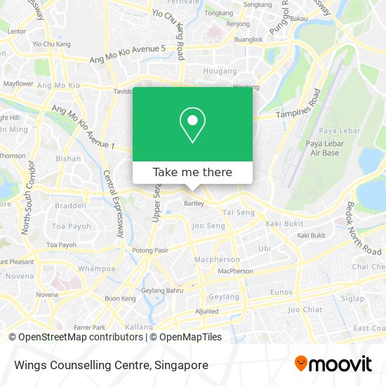 Wings Counselling Centre map