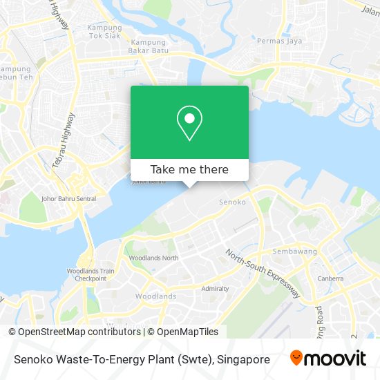 Senoko Waste-To-Energy Plant (Swte) map