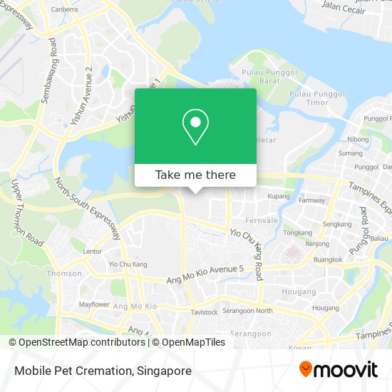 Mobile Pet Cremation map