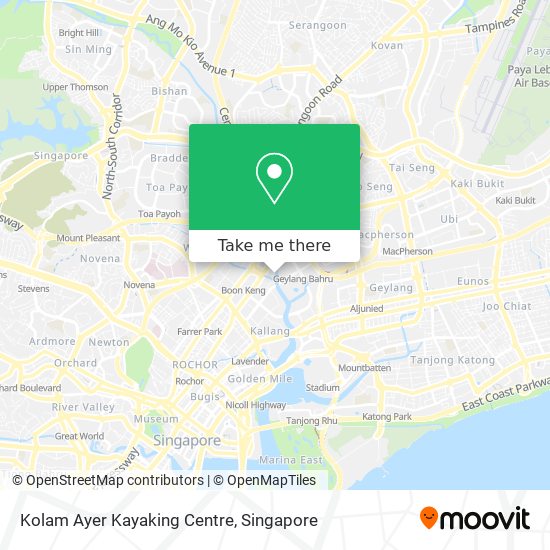 Kolam Ayer Kayaking Centre map