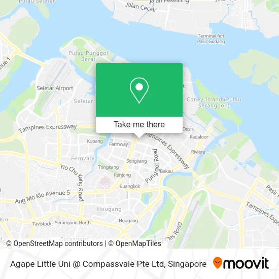 Agape Little Uni @ Compassvale Pte Ltd地图