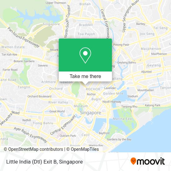 Little India (Dtl) Exit B map